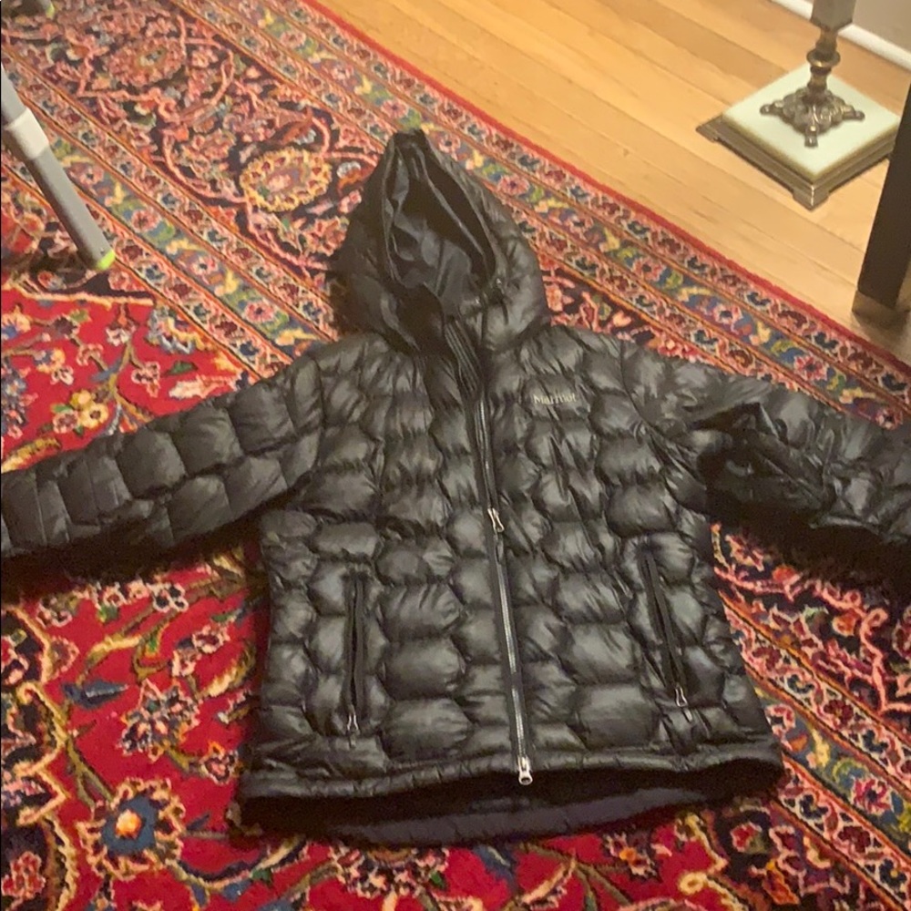 EUC Black Marmot Down Puffer
